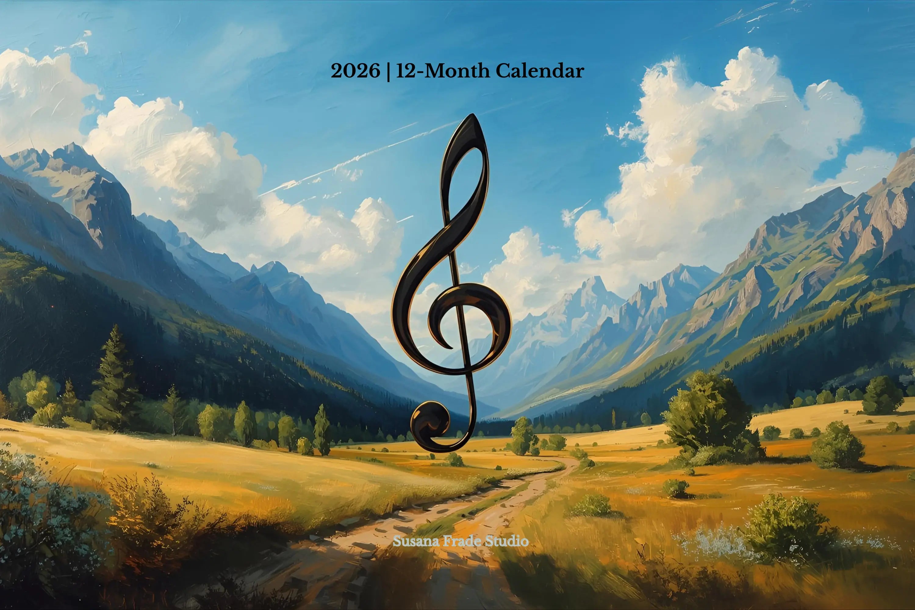 My Musical Year Planner 2026: A Vision-Board Calendar for Musicians Susana Frade Studio